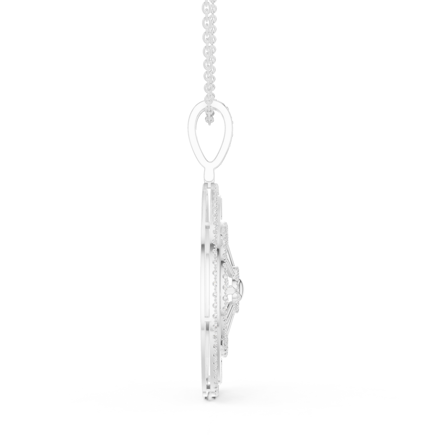 Navigator Medallion Pendant (PND 0101) (Lab Grown)
