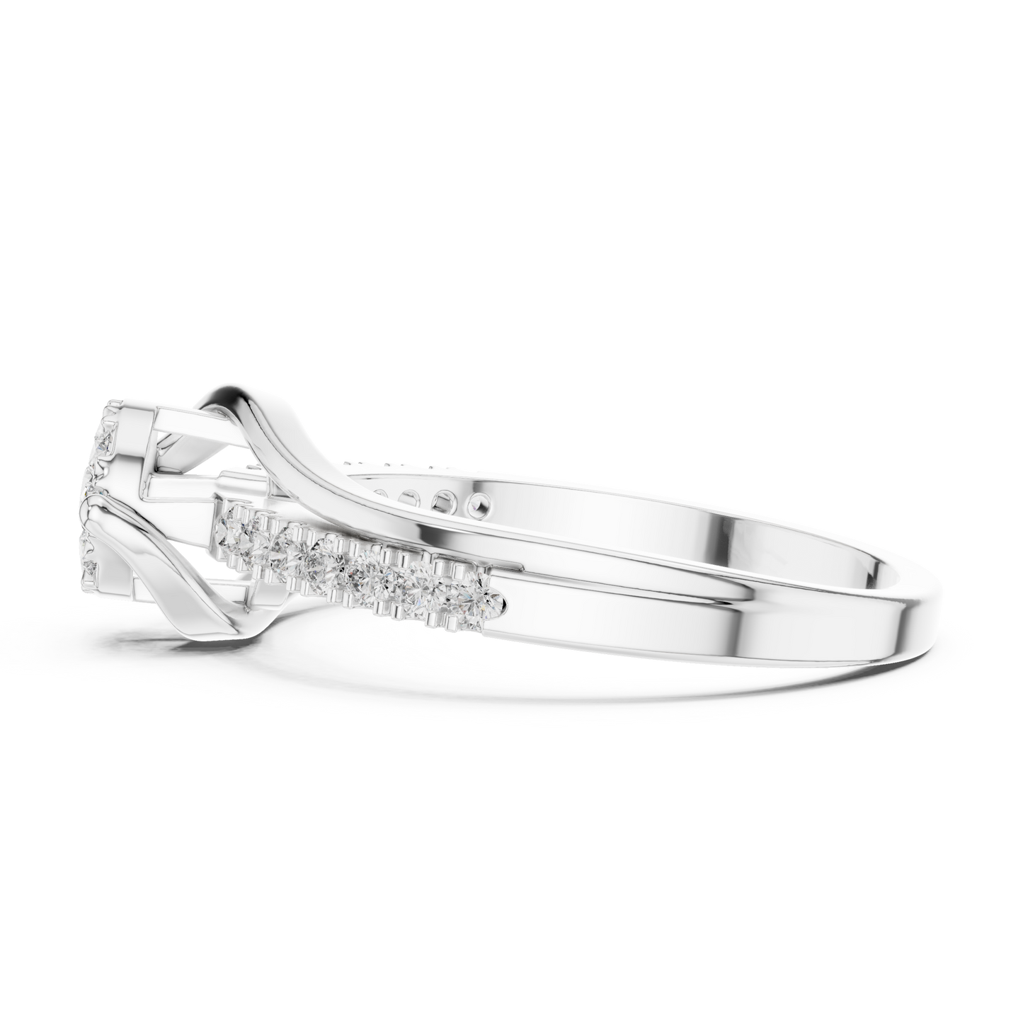 Sway Halo Ring (RNG 0041) (Lab Grown)