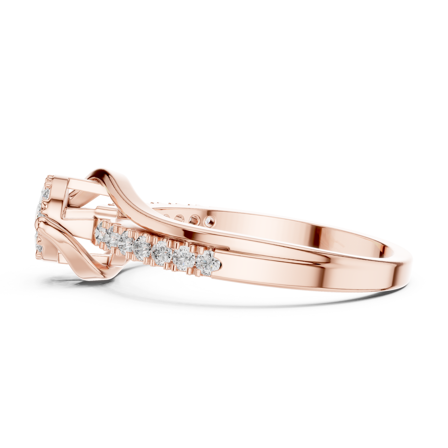 Sway Halo Ring (RNG 0041) (Lab Grown)
