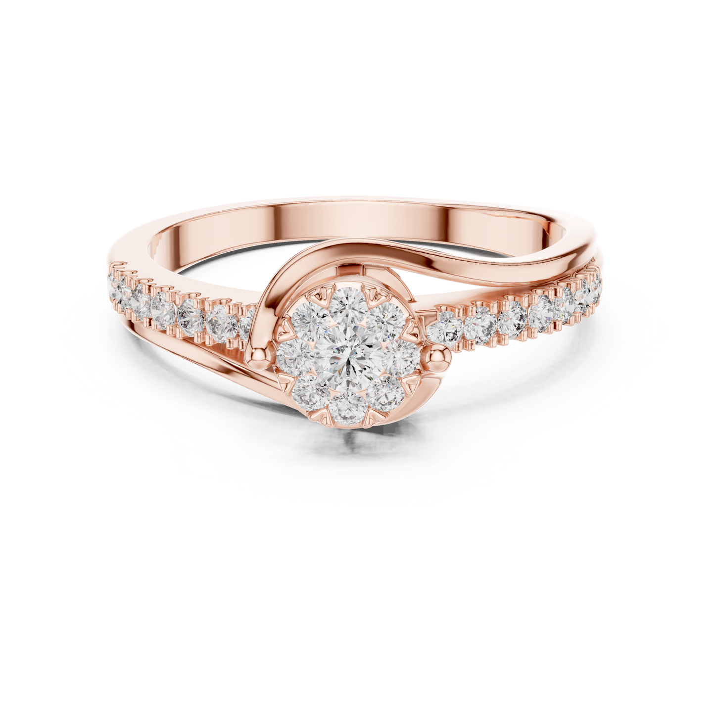 Sway Halo Ring (RNG 0041) (Lab Grown)