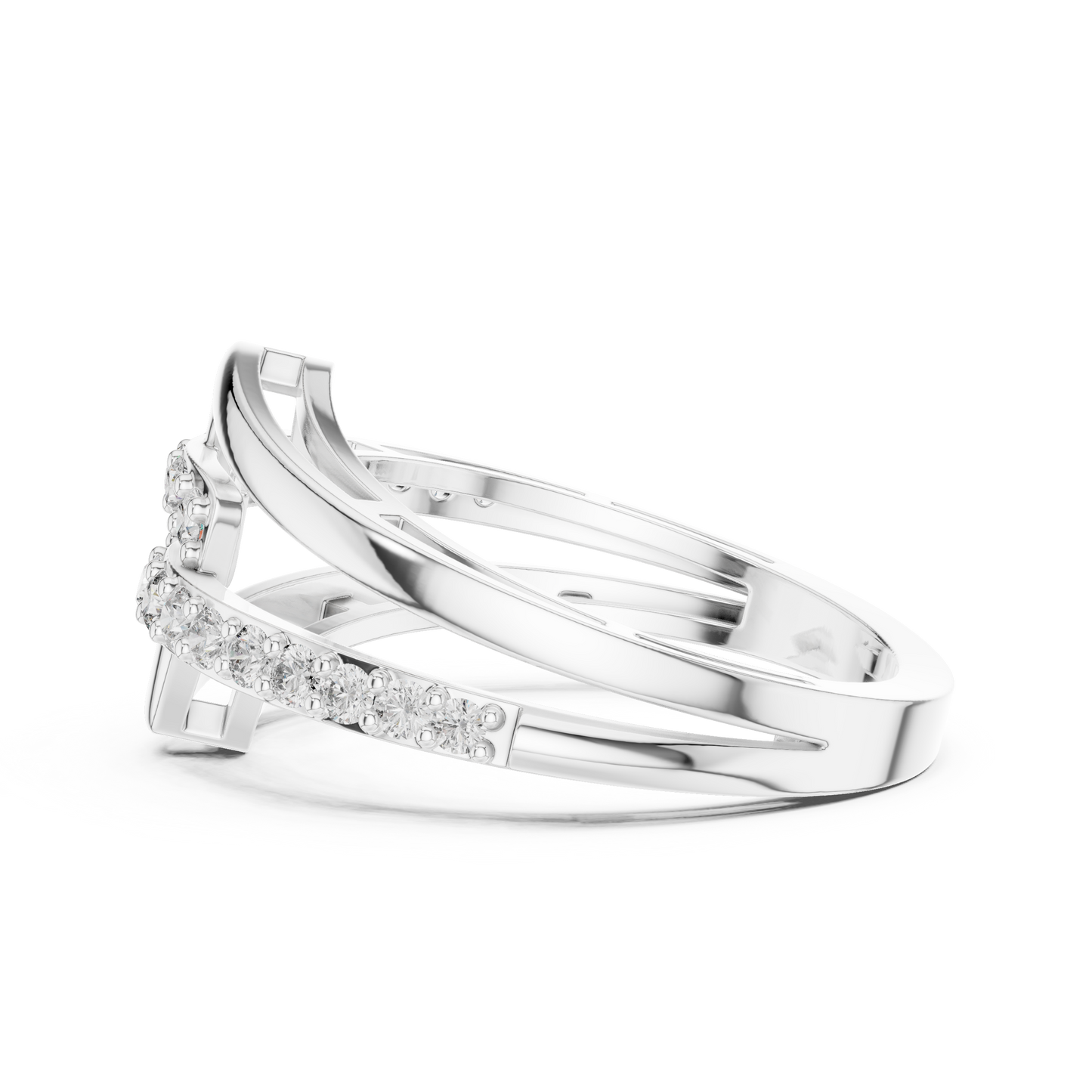 Inter-Linked Grace Ring (RNG 0101) (Lab Grown)