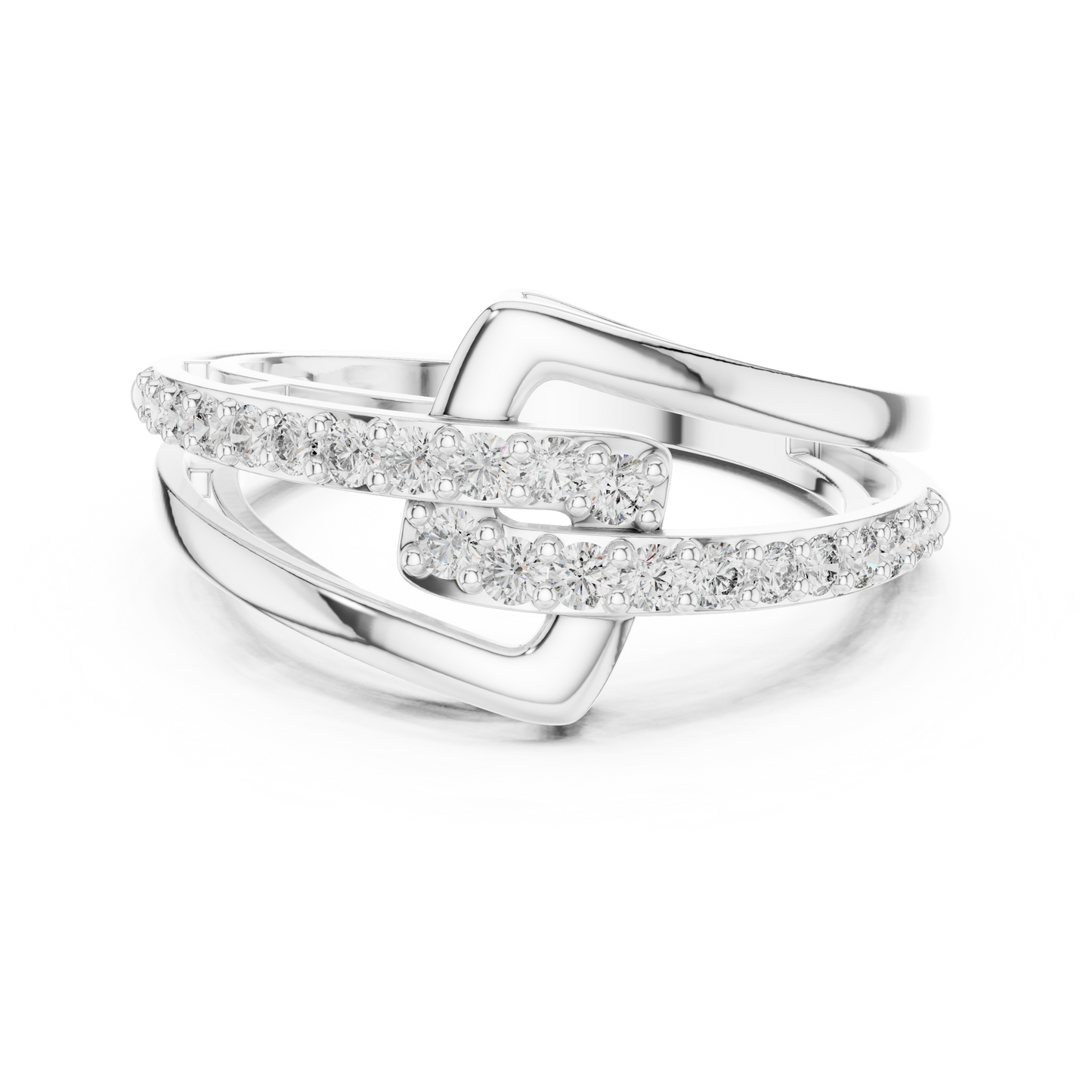 Inter-Linked Grace Ring (RNG 0101) (Lab Grown)