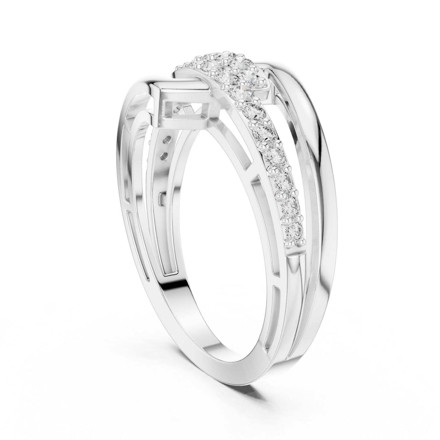 Inter-Linked Grace Ring (RNG 0101) (Lab Grown)