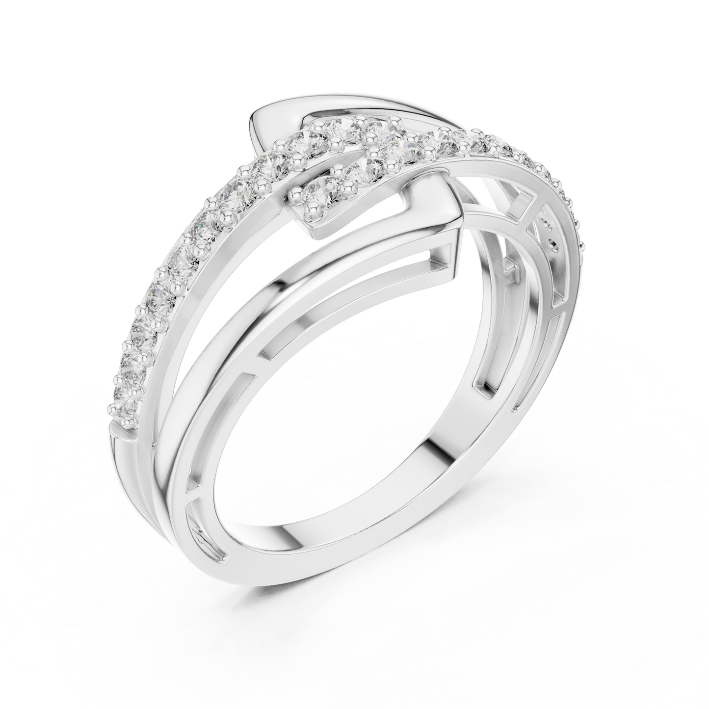 Inter-Linked Grace Ring (RNG 0101) (Lab Grown)