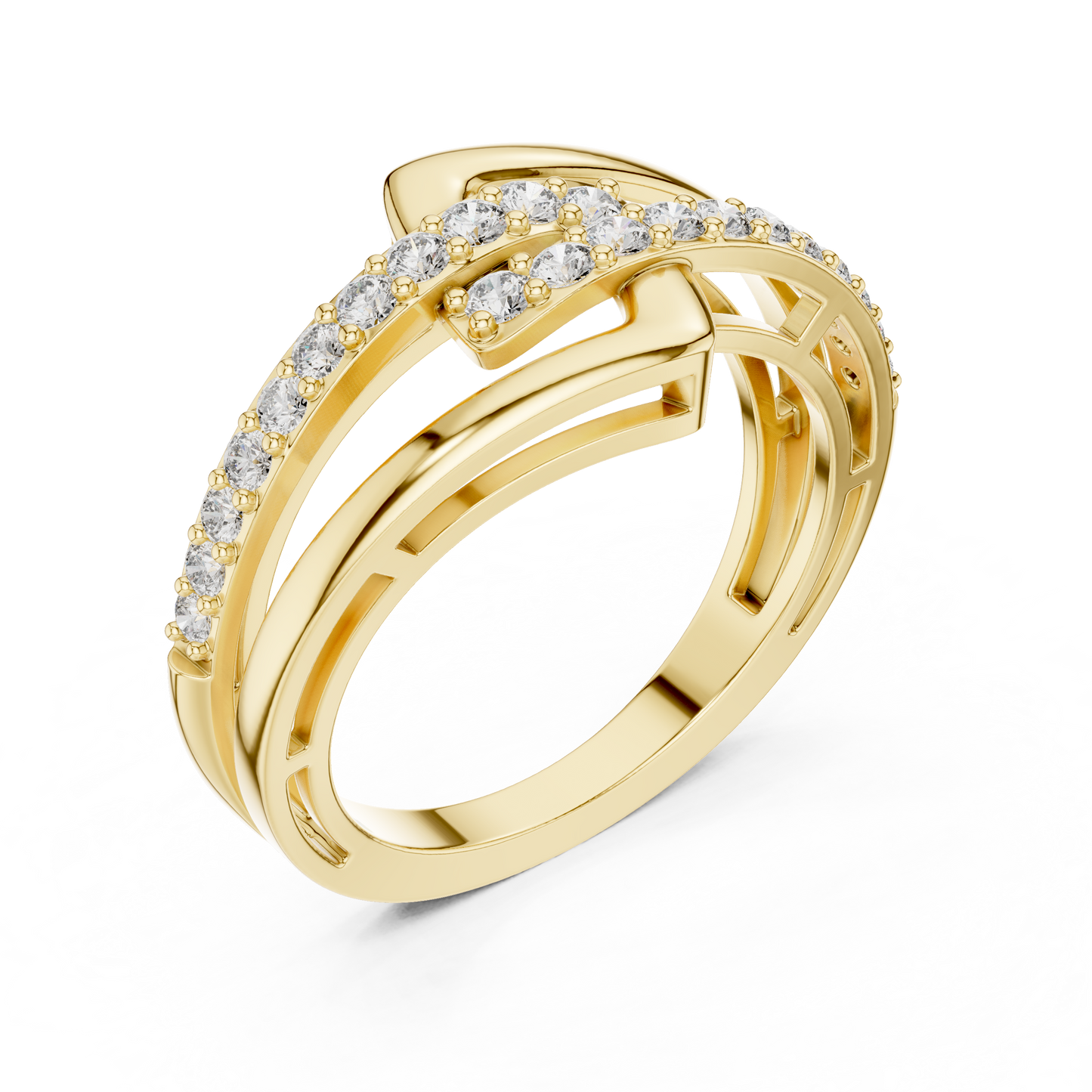 Inter-Linked Grace Ring (RNG 0101) (Lab Grown)